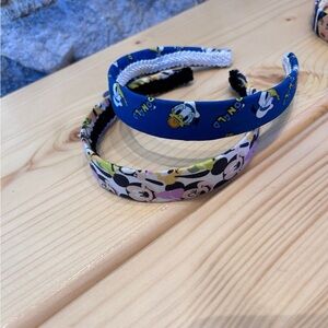 Disney Kids Hairband Set - Blue and Multicolor Donald Duck and Mickey Mouse